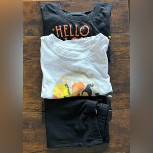 Girls Halloween Themed Clothing Lot